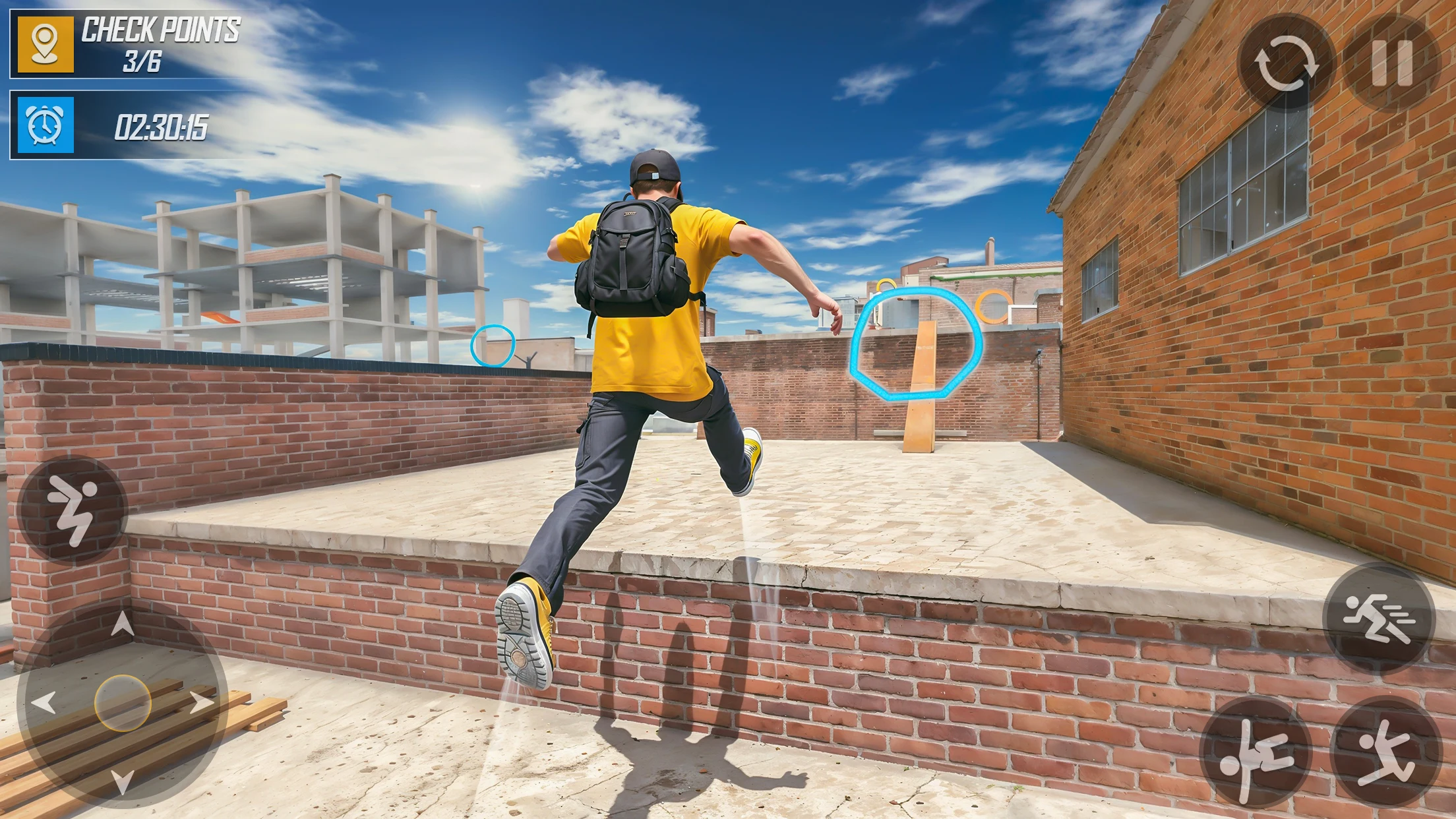 Only Going Up Parkour Rooftop screenshot